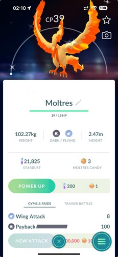 Shiny galarian moltres - moltres, 1