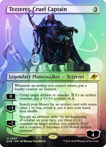 Mtg tezzeret cruel captain - mtg,
