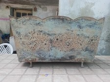 ANTICA FIORIERA LIBERTY IN RAME FINEMENTE DECORATA 