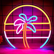 Insegna Neon Tramonto Palma