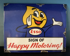 esso vintage porcelain enamel