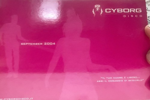Cartolina cyborg disco - cyborg,