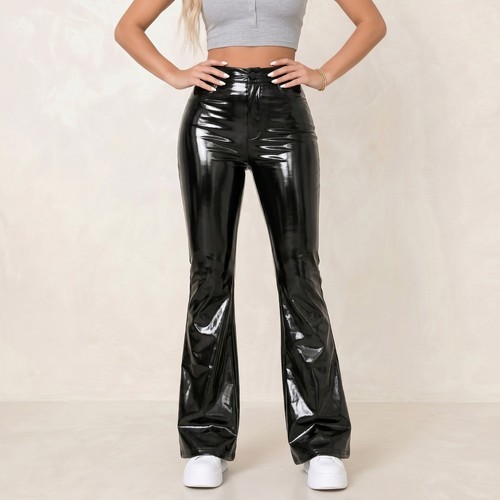 Leggings leggins effetto - , pelle
