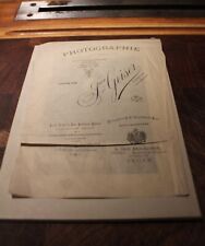 Foto Antica Su Cartoncino