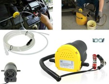 Pompa 12v per aspirazione travaso olio carburante gasolio di auto moto furgoni