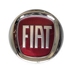 FREGIO LOGO STEMMA POSTERIORE ROSSO DIAMETRO 85MM FIAT PANDA GRANDE PUNTO