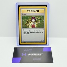 CARTA POKEMON ERIKA HOLO 16/132 - ENG - GYM HEROES - NEAR MINT