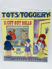 Tots Toggery 11 Paperdolls Queen Holden nuove vintage anni 80 non tagliate