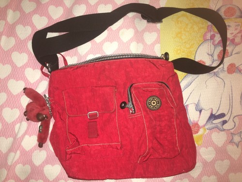 Borsa kipling rossa tracolla - kipling,