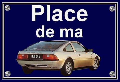 Plaque place ma matra - plaque, de