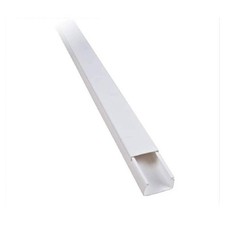 2 CANALINA ELETTRICA PASSACAVI PLASTICA CT2 2MT 40X25MM BIANCA COPERTURA 5624025