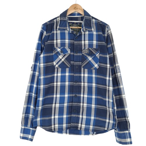 Superdry camicia uomo denim - superdry,
