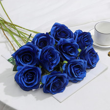 10 Rose Artificiali, 54 Cm