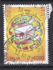 Italia alti valori - 1998 Esposizione mondiale di filatelia - Francobollo usato