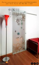 Porta scorrevole a vetro