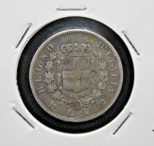 Moneta 1863 Italia Regno 1