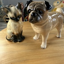 Lovely Pug Dog Figure 4.5” &