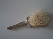 ANTICO PICCOLA SPAZZOLA IN ARGENTO DA TOILETTE TOLETTA