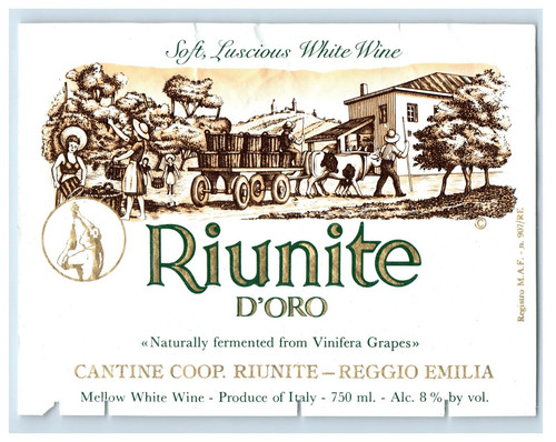 Vintage riunite oro - riunite, d'oro