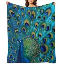 Coperta 2 lanci Pavone Full