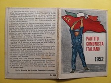 Tessera 1952. Partito