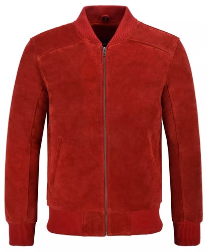 Giubbotto bomber uomo rosso