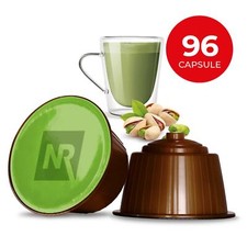 96 Capsule Cialde 100% Compatibili NESCAFE DOLCE GUSTO cappuccino PISTACCHIO