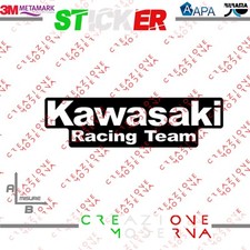 ADESIVO STICKER LOGO KAWASAKI RACING TEAM MISURE PERSONALIZZATE