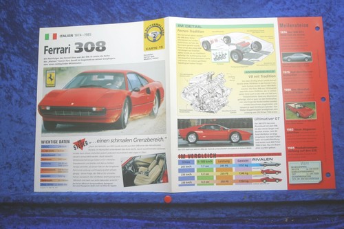 Ferrari 308 carta da - ferrari, (#24)