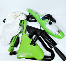 Thane H20 X5 5 in 1 Sistema di Pulizia a Vapore Scopa Pre-loved Verde con Accessori