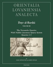 Dayr al-Barsha Volume III. The