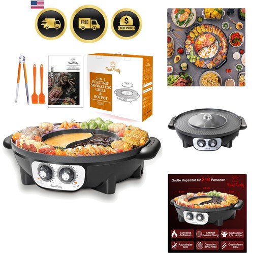 Grill elettrico senza - elettrico, fumo