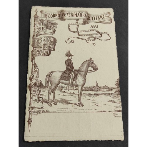 Cartolina corpo veterinario - cartolina,
