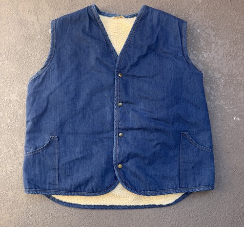 Gilet denim foderato - , sherpa