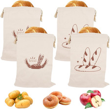 Set Di 4 Sacchetti per Il Pane