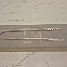 Cesa Pinza Ghiaccio Argento 800 Nuova Peso Grammi 60