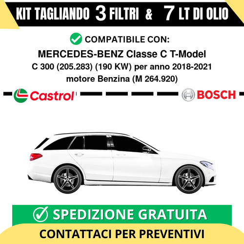 Tagliando per mercedes - per, mercedes-benz