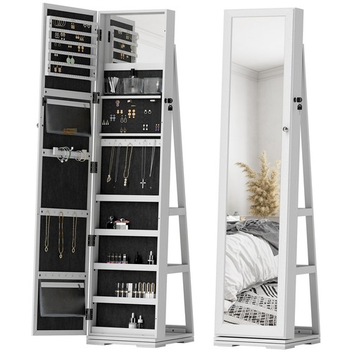 Homcom specchio portagioie - homcom,