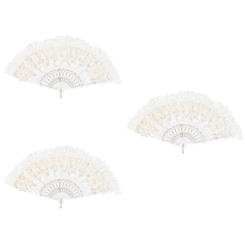 Ventaglio mano pizzo - a,