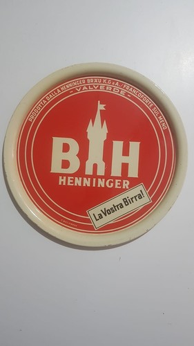 Vassoio birra henninger - vassoio,