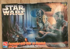 Vintage AMT/ERTL Star Wars Encounter with Yoda on Dagobah model Kit. Rare