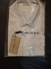 Camicia Bianca Uomo Burberry