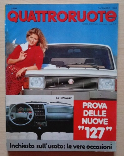 Quattroruote dicembre 1981 - ,