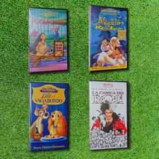 Lotto 4 VHS NUOVE SIGILLATE Walt Disney I Classici Collezione