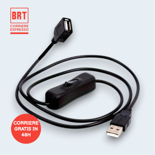 Cavo usb prolunga 1mt - prolunga,