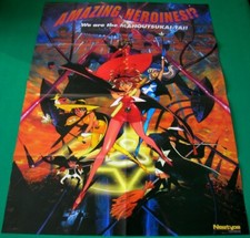 MAHO TSUKAI TAI !  魔法使いTAI ! / PSYCHEDELIC FLOWERS - NEWTYPE ORIGINAL POSTER