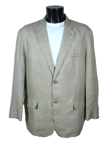 Giacca lino alfani beige - giacca,