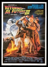 RITORNO AL FUTURO PARTE III poster italiano Michael J. Fox Western Fantascienza D7