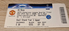 MANCHESTER UNITED V AS ROMA - QUARTI DI FINALE CHAMPIONS LEAGUE - APRILE 2008
