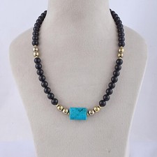 Collana Con Perline Rotonde In